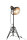 J-Line Standlampe Rund Metall Grau 93 cm