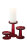 J-Line Set Von 3 Kerzenhaltern Nelly Glas Kirschrot