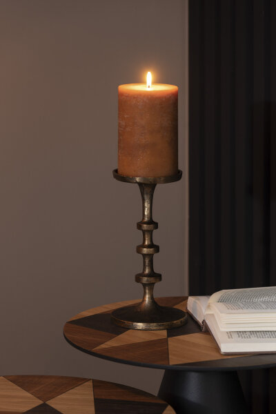 J-Line Kerzenleuchter Luz Aluminium  Farbe Bronze H 25 cm