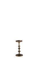 J-Line Kerzenleuchter Luz Aluminium  Farbe Bronze H 25 cm