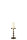 J-Line Kerzenleuchter Luz Aluminium  Farbe Bronze H 25 cm