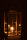J-Line LATERNE LAMPE METALL/GLAS SILBER Höhe 76 cm