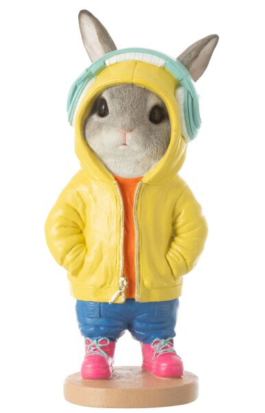 J-Line Figur Kaninchen Fashion Resin H29 cm