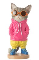 J-Line Katze Fashion Resin Mix Höhe 28 cm