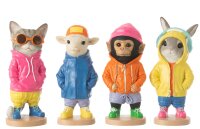 J-Line Schaf Fashion Resin Mix Höhe 27 cm