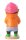 J-Line Trendige Affen-Dekofigur, 27 cm, Orange/Pink/Grün, Kunstharz-Mix