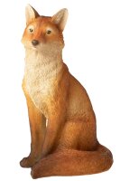 J-Line Deko Fuchs Sitzend - Polyresin - Natur H54,5 cm