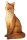 J-Line Deko Fuchs Sitzend - Polyresin - Natur H54,5 cm