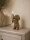 Clayre & Eef Tischlampe Hund Goldfarbig 11x13x23 cm E14 40W
