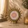 Sonne Foto Bilder Rahmen  Rund 20 x 20 cm Farbe Gold Antik