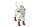 J-line Hund Figur Dalmatiner Rote Stiefel Polyresin Multicolor