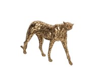 J-line Gepard Figur Polyresin Gold, 43 cm