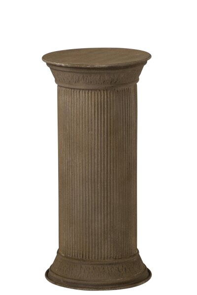 J-line Säule Sockel aus Metall Eisen Höhe 70 cm