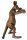 J-line Känguru Boxer Figur aus Polyresin in Bronzefarbe, 40 cm