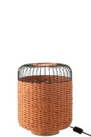 J-Line LAMPE METALL ORANGE H34,5 cm