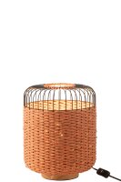 J-Line LAMPE METALL ORANGE H34,5 cm