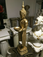 Buddha Groß 74 cm  Gold  Designe Feng Shui Statue...