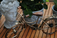 Deko Rad Fahrrad Metall Dekoration Bike L47 cm Garten Figur Home & Garden M2