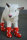 Deko Shop Cologne Figur Ziege mit Stiefel Rot Ziegenbaby Schaf Garten Bauernhof Hofladen Zicklein Lamm Natur