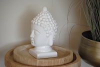 Deko Shop Cologne Buddha Kopf H29 cm Keramik Home Garten Weiss Trends