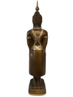 Buddha Groß 74 cm Bronze Gold  Designe Feng Shui Statue Figur Garten