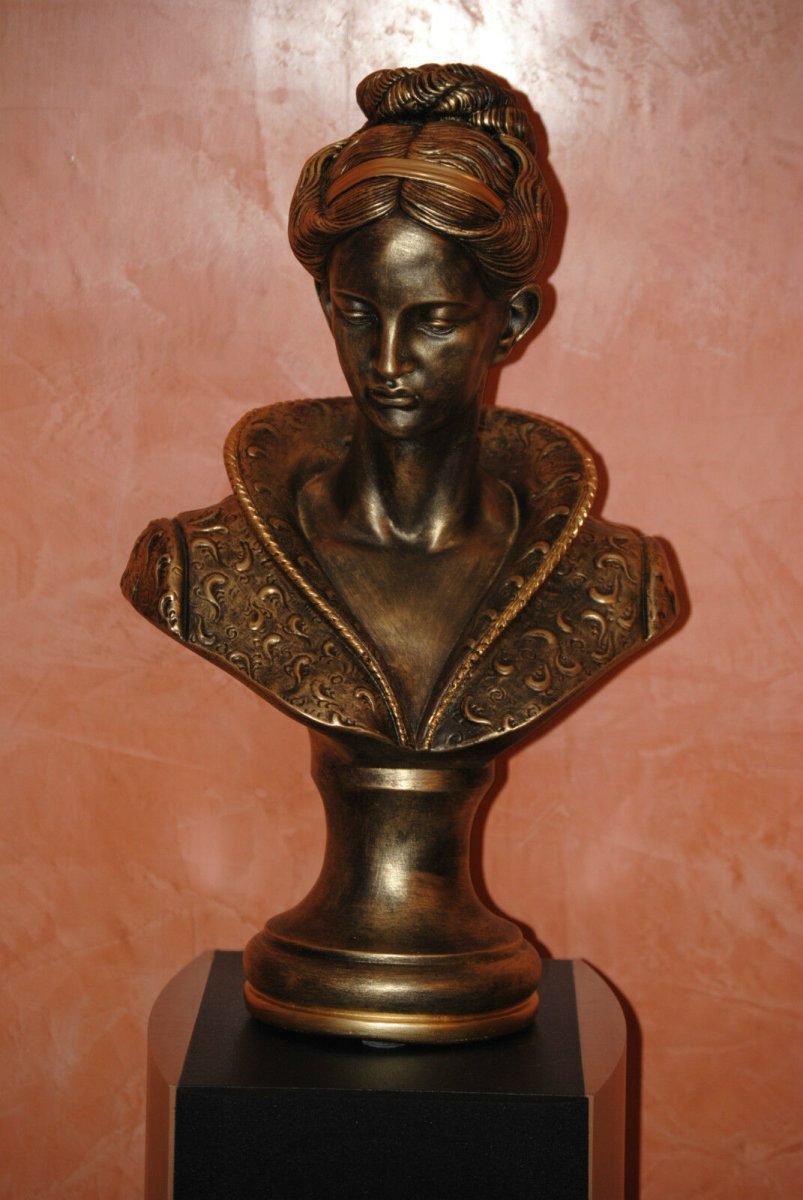 Figur Statue 81cm Frau Dame Edel Zimmer Statue Garten Deko 0045-62