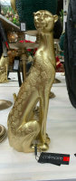 Leopard Colmore Skulptur Figur Höhe 46 cm Männlich Gold