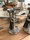2 er Set Kerzenhalter für Stumpenkerzen französische Lilie H28 u 23 cm