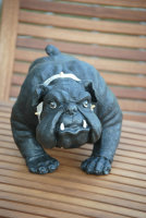 Bulldogge Hund Figur Hunde L40 cm Tier Wachhund Garten...