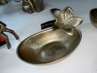 Colmore Set Ovale Dekoschale Flower  Aluschale Gold Schale Modern