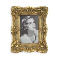 Edel einzigartig Antik Barock Fotorahmen Bilderrahmen 10 x15 cm Rechteckig Gold N114