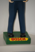Figur Bosch Mann Autobatterie Werkstatt Auto Tankstelle Werbefigur Replikat  674