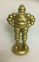 Dekorations Deko Figur Michelin Männchen Werbefigur Replikat  Gold TOP