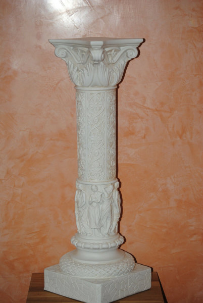 Säule Antik Designe Säulen H74 cm Blumensäule Griechische Podest  1003-70