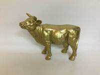 Kuh Kühe Figur Dekoration Home u. Garten Gold New Designe 30 cm
