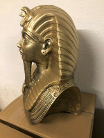 Ägyptische Groß Figur Tutenchamun Büste Pharao  2858 -110