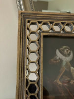 Edel einzigartig Antik Barock Spiegel Bilderrahmen 13 x18 cm Rechteckig Gold 637