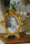 Bilderrahmen 13 x18 cm Oval  Rahmen Engel Antik Barock  Shabby Stil Gold N90