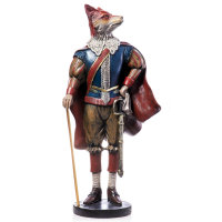 Figur Skulptur Gentleman Fuchs General Shabby Styl NEW...