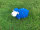 Lustiges Deko Schaf bunt Lamm Blau Weiss Tierfigur Gartenfigur Tier