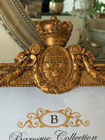 Edel einzigartig Antik Barock Krone Bilderrahmen 18 x13 cm Rechteckig Gold 217