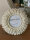 Edel Beige Rund Foto Rahmen Bilderrahmen 10 x10 cm Shabby Styl
