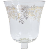 XL Kerzenglas Glasaufsatz Gold KRÖMER Teelicht...