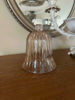 XL Kerzenglas Glasaufsatz Stella Amber KRÖMER Teelicht Kerzenständer Leuchter