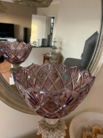 XXL Kerzenglas Glasaufsatz Fiori Rose KRÖMER Teelicht Kerzenständer Leuchter