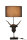 J-Line Trend edel Tischlampe Lampe Büffel H62 cm Schwarz Designe