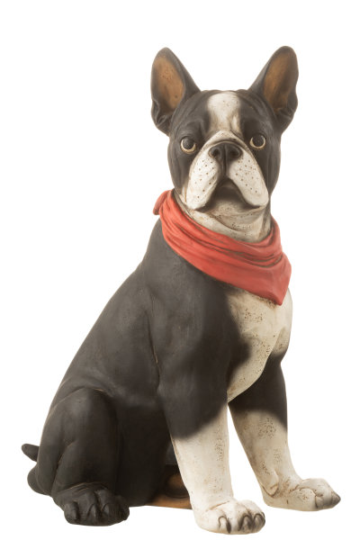 Französische Bulldogge French Hunde Figur H 36 cm
