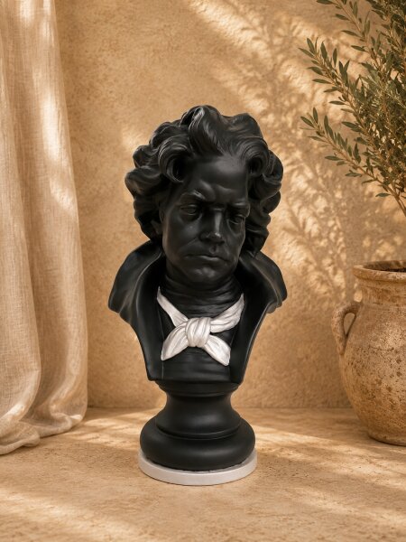 Büste des deutschen Komponisten der Wiener Klassik Ludwig v. Beethoven 2+28